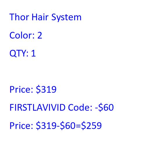 Thor 2 Hair System 8*10