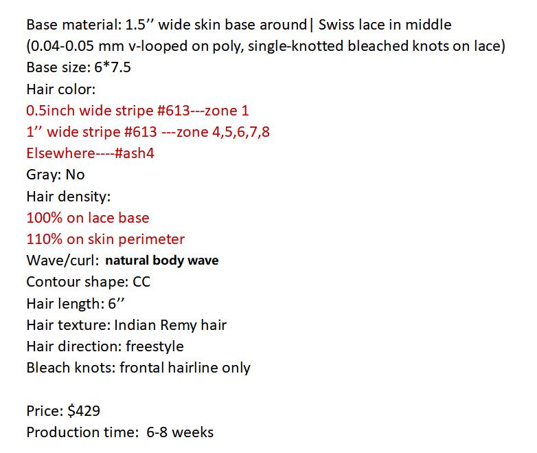 Custom Made Hair System