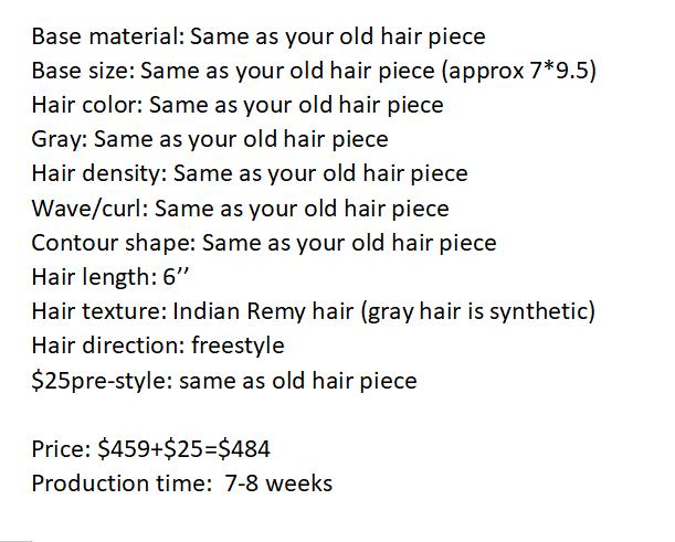 Custom Made Hair System