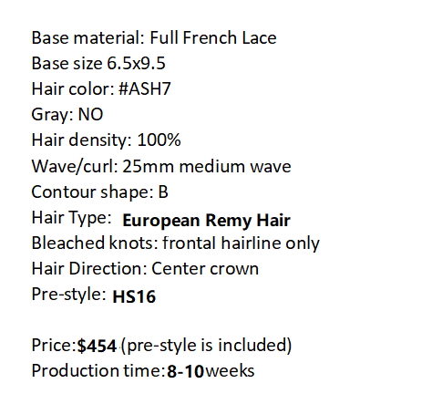 Custom Made Hair System