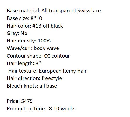 Custom Made Hair System