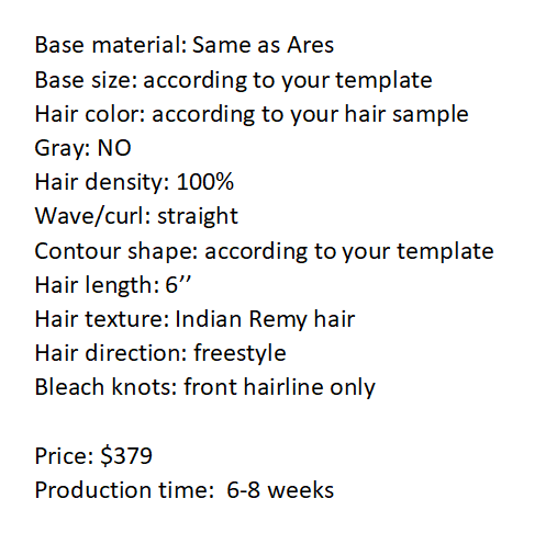 Custom Made Hair System