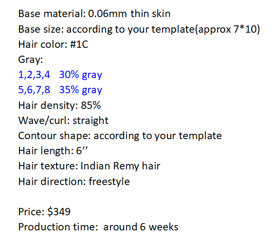 Custom Made Hair System