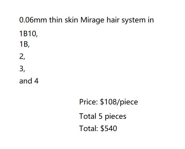 Wholesale Hair System for Salon
