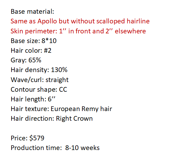 Custom Made Hair System