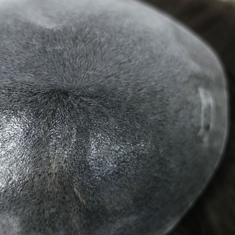 LaVivid Injection Hair System Medium Length Men Hairstyle | 0.06-0.08mm Full Skin with Injection Technique