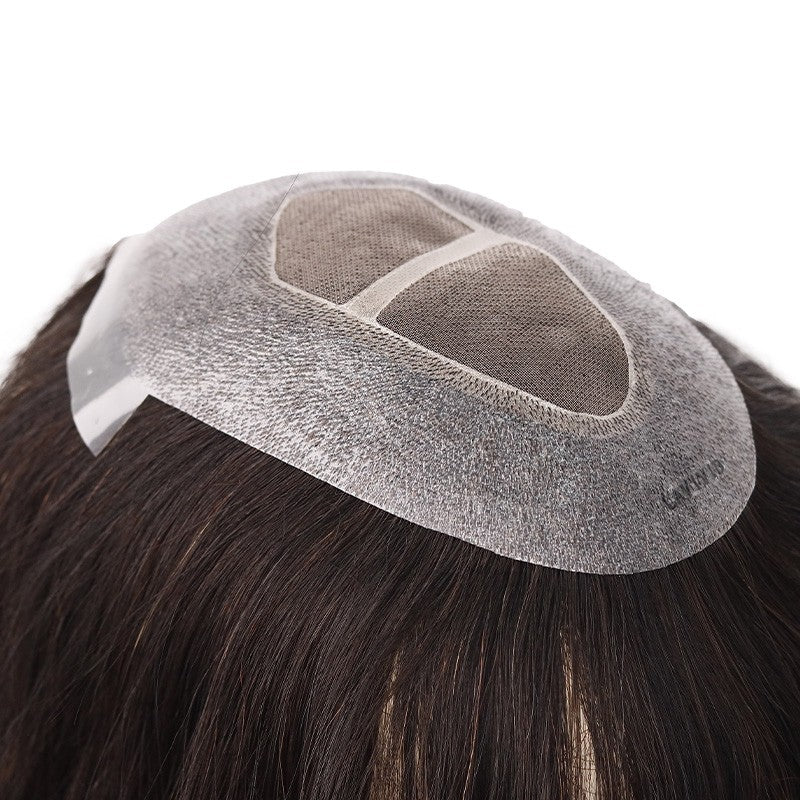 LaVivid Zoe Women Hair System Covering Wide Hair Part Line | Solution to Female Pattern Hair Loss