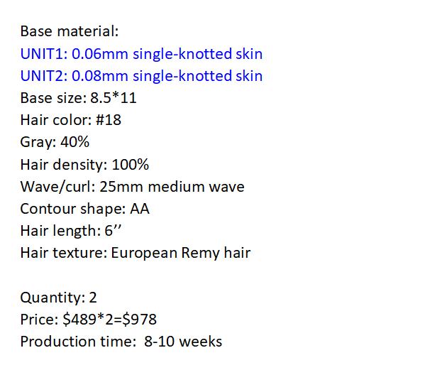 Custom Made Hair System