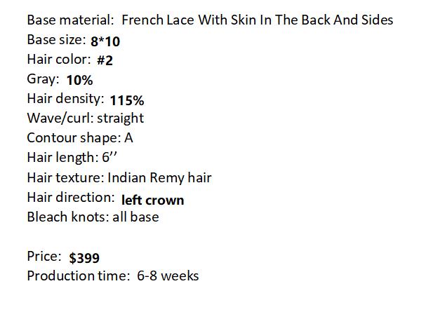 Custom Made Hair System