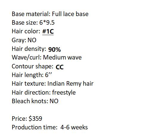 Custom Made Hair System
