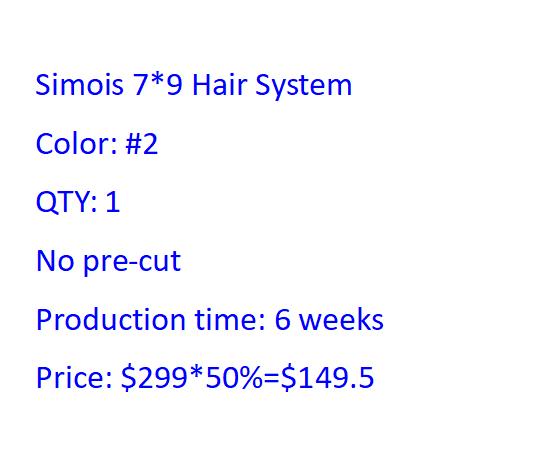 Simois 2 size 7*9 without pre-cut