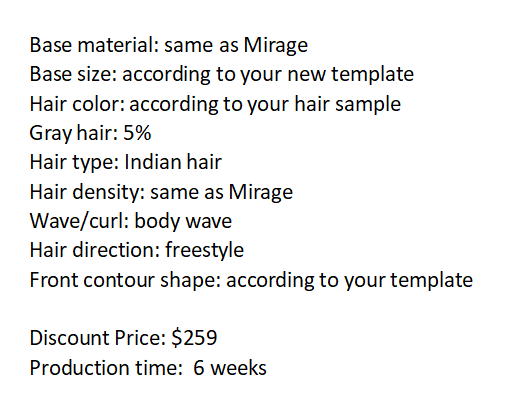 Custom Made Hair System