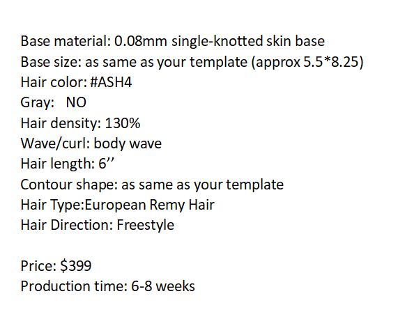 Custom Made Hair System