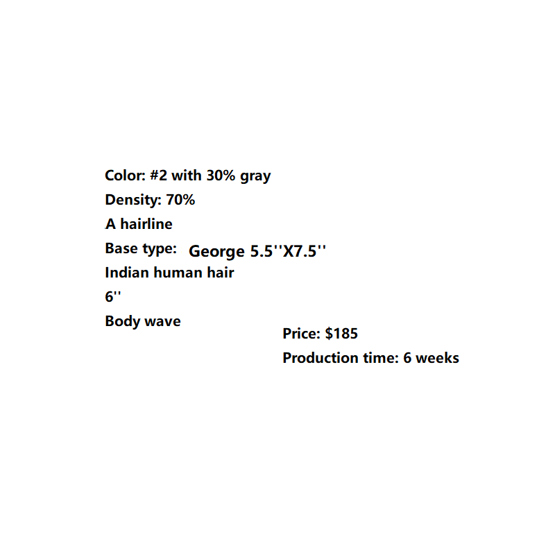 Wholesale Custom Made Hair System for Salon