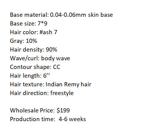 Wholesale Custom Made Hair Systems for Salon