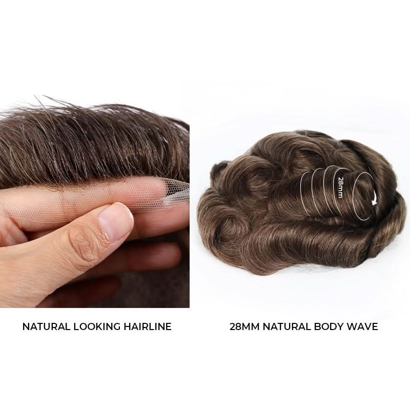 Tyler Hair System for Men | Unmatched Natural Scalp Appearance | Long-lasting for Up to a Year