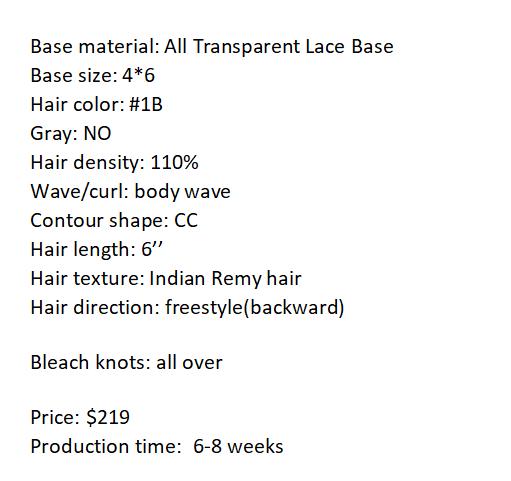 Custom Made Hair System