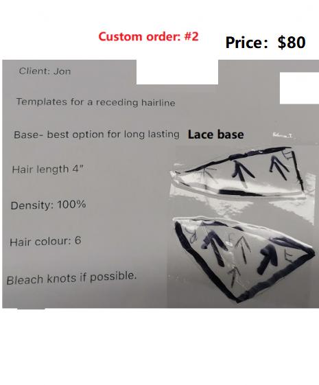 Wholesale Custom Made Hair System for Salon