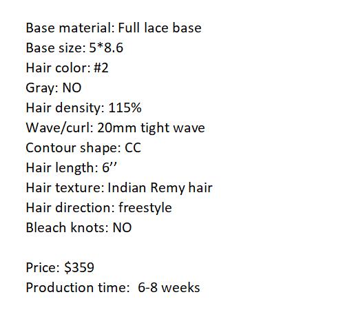 Custom Made Hair System