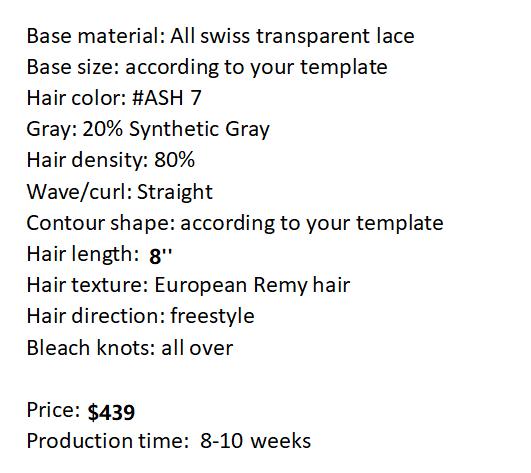 Custom Made Hair System