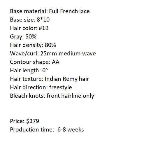 Custom Made Hair System