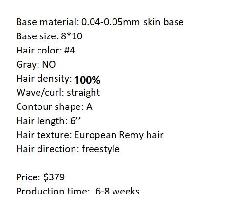 Custom Made Hair System