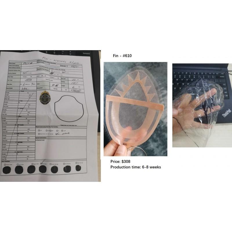 Wholesale Custom Made Hair System for Salon - Ajay - Fin Dark