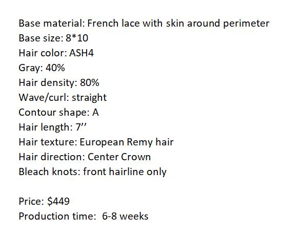 Custom Made Hair System