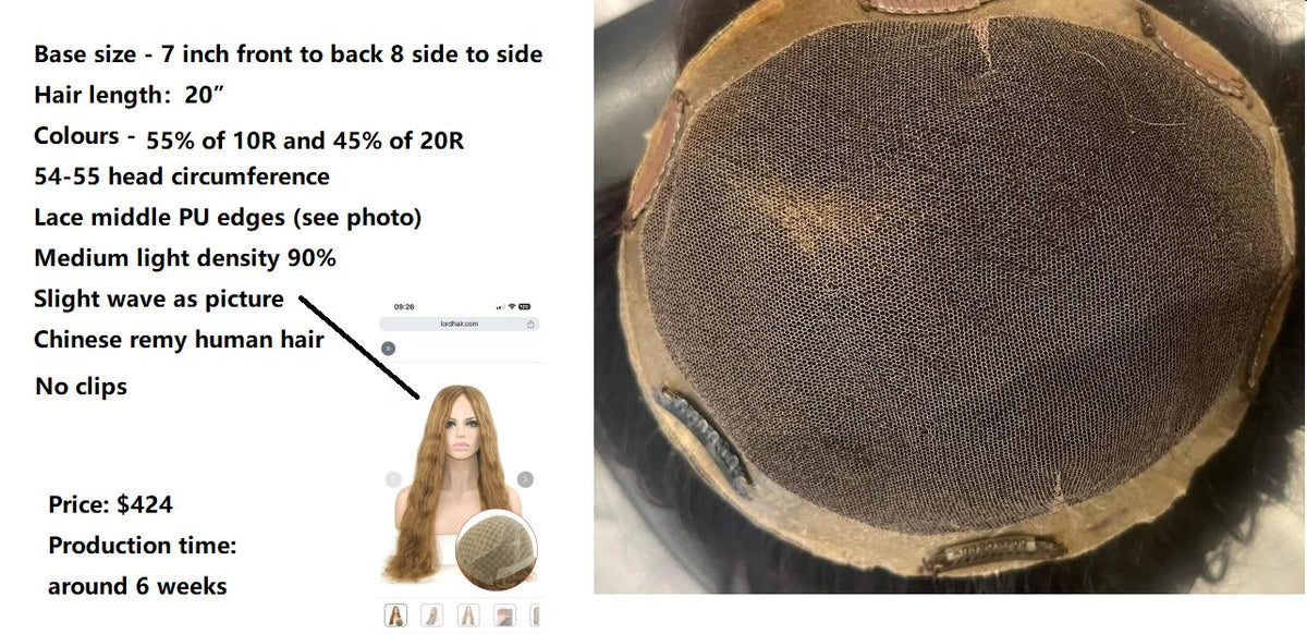Wholesale Custom Made Hair System for Salon