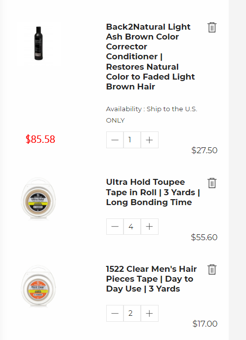 Custom Order Plus Accessories for Gary