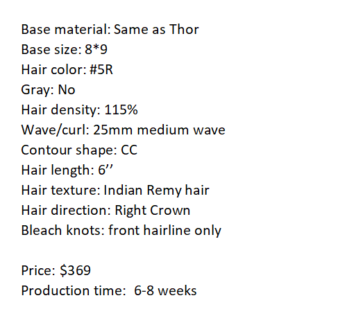 Custom Made Hair System