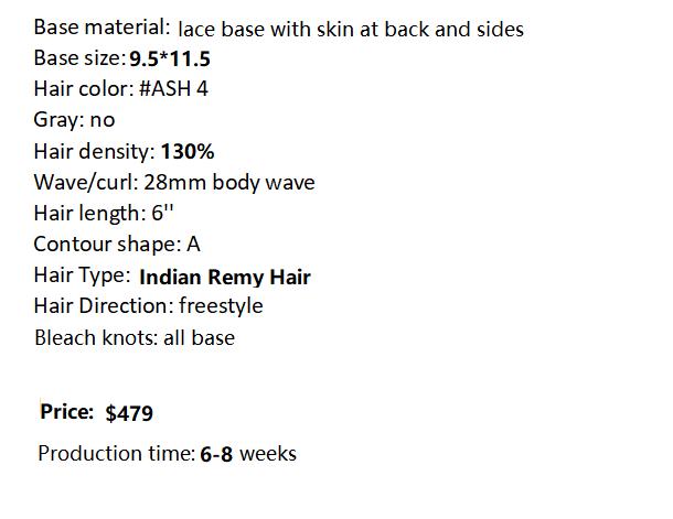 Custom Made Hair System