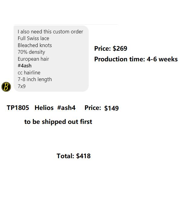 Wholesale Custom Made Hair System for Salon