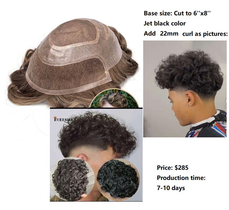 Versalite Hair System with Base Cut and Curl Adding
