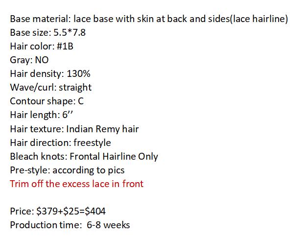 Custom Made Hair System