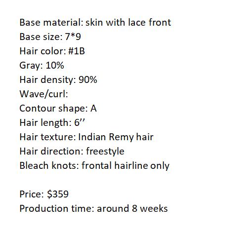 Custom Made Hair System