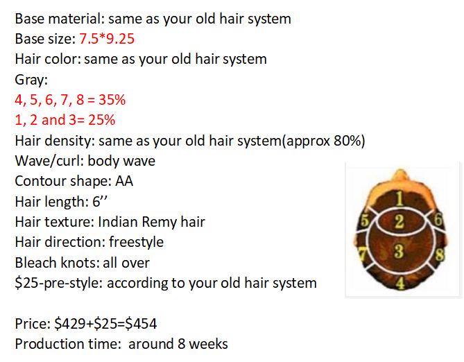 Custom Made Hair System