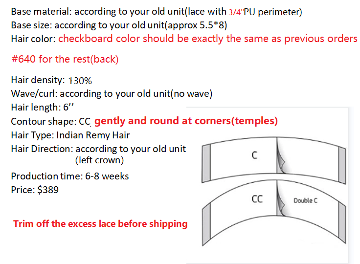 Custom Made Hair System