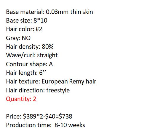 Custom Made Hair System