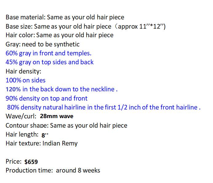 Custom Made Hair System