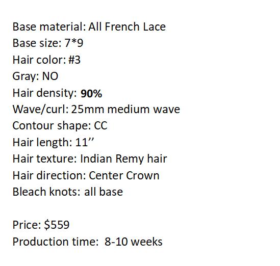 Custom Made Hair System