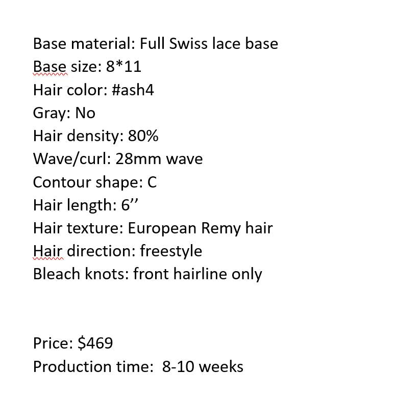 Custom Made Hair System