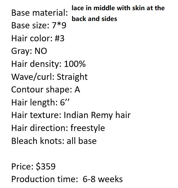 Custom Made Hair System