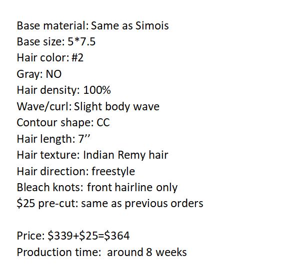 Custom Made Hair System