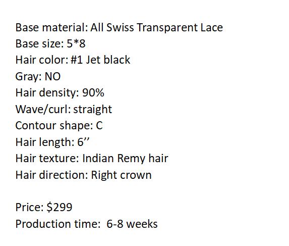 Custom Made Hair System