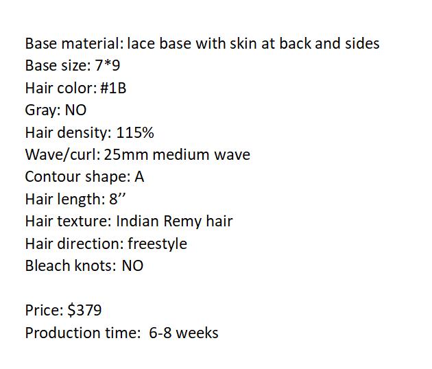 Custom Made Hair System