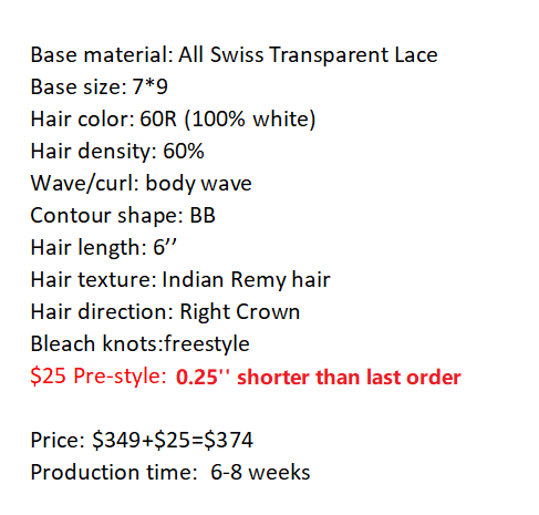 Custom Made Hair System