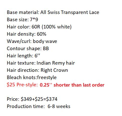 Custom Made Hair System