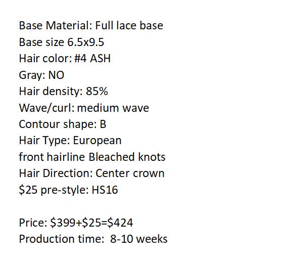 Custom Made Hair System