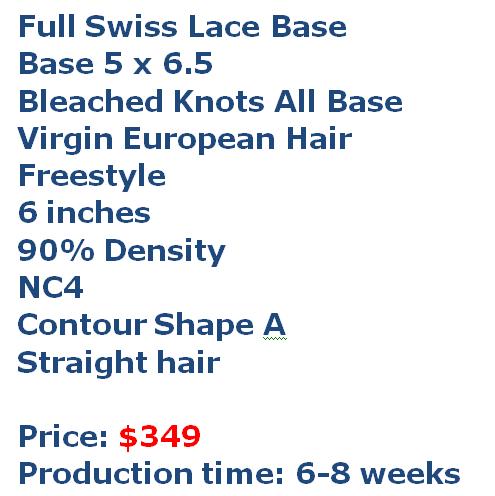 Custom Made Hair system